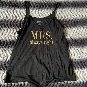 Mrs. Always Right Tank Top